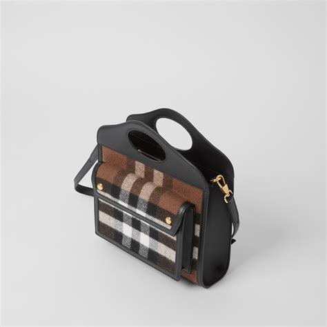 burberry black small bag|Burberry mini pocket bag.